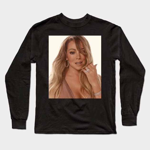 Mariah Carey the holiday tradition returns tour Long Sleeve T-Shirt by gingerbread37